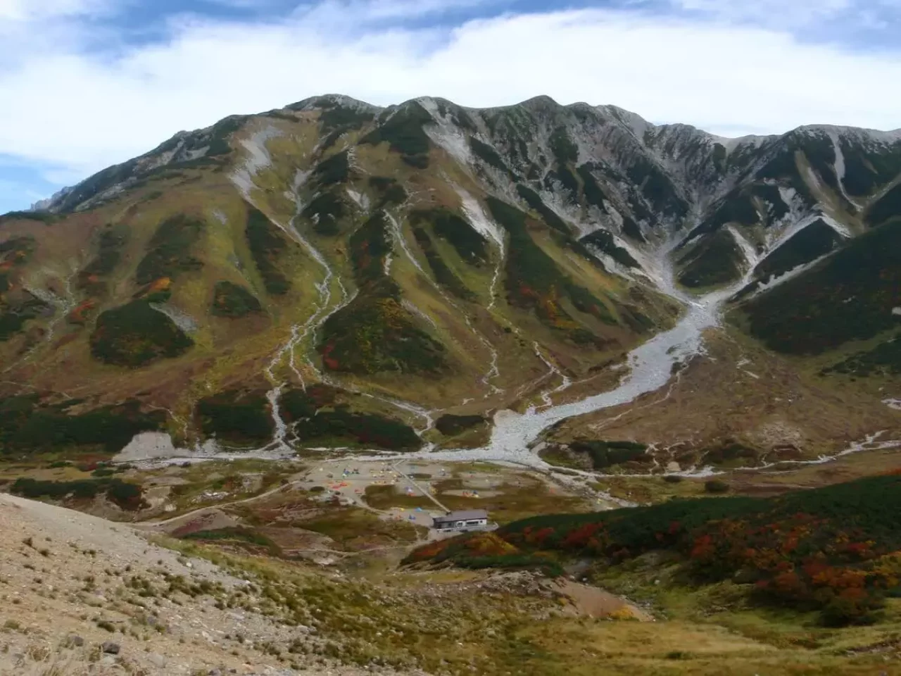 剱岳が現れて、圧倒