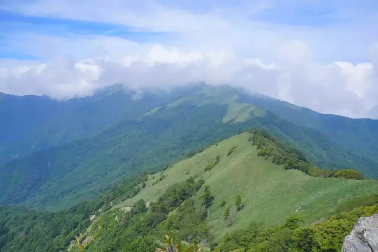 冠山近くから見た景色