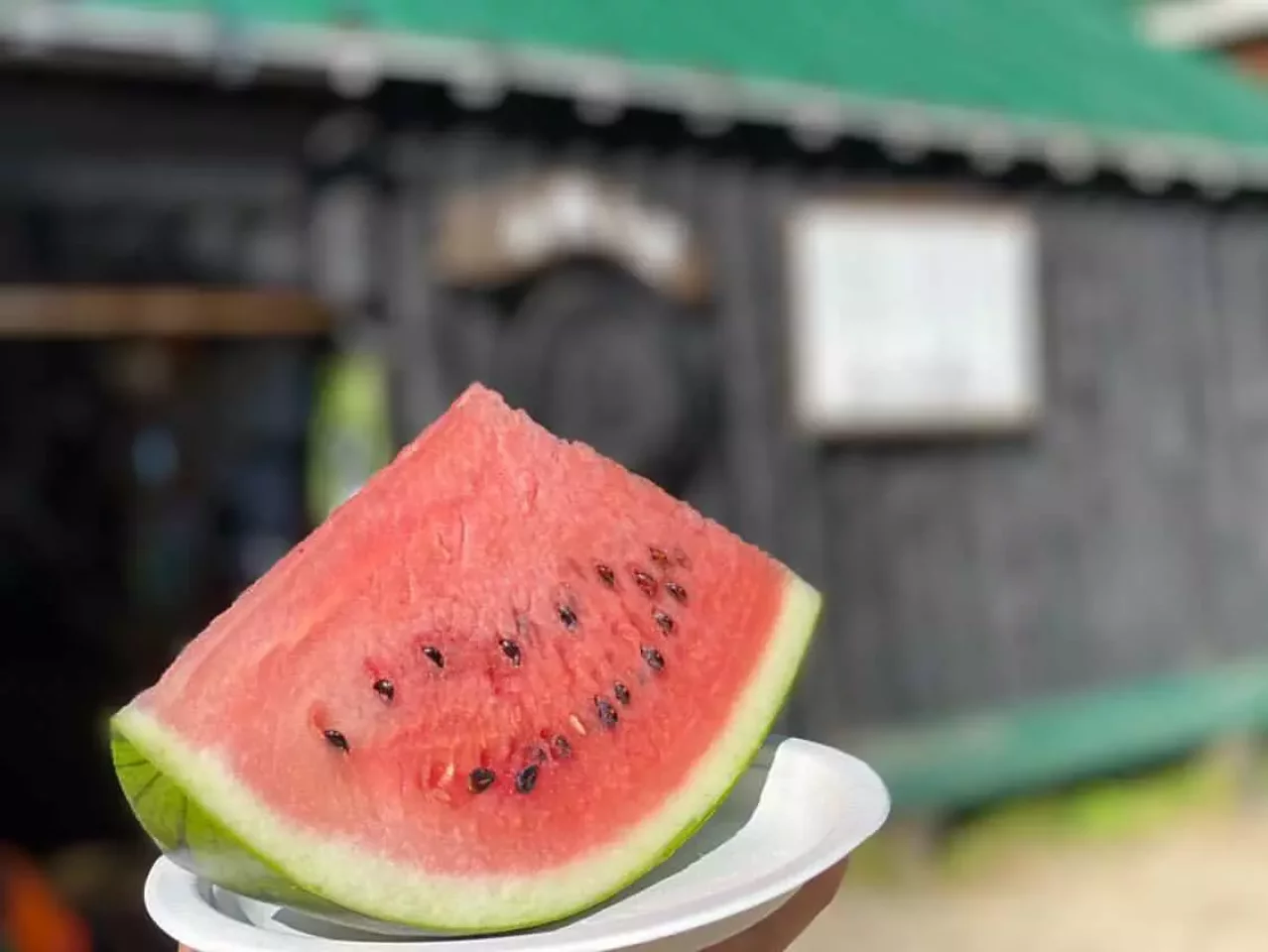 スイカを食べて燕岳に登り大天井岳まで歩く7月の登山
