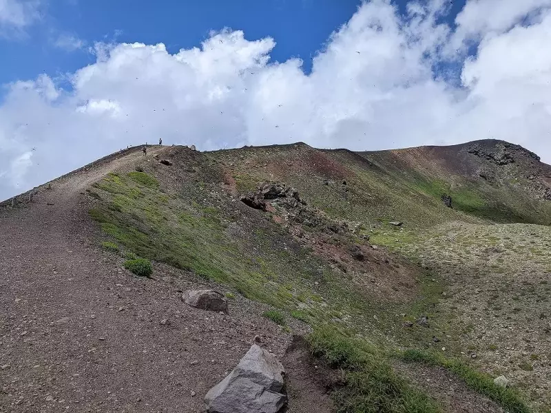 岩手山 山頂付近