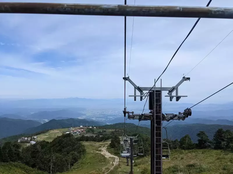 しゃくなげリフトから見える景色
