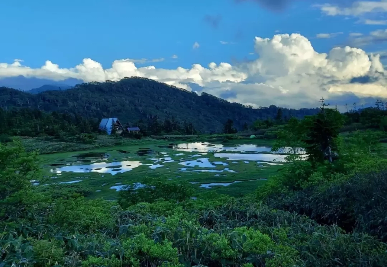 火打山・妙高山の縦走登山-高谷池ヒュッテで山小屋泊・高山植物を愛でる