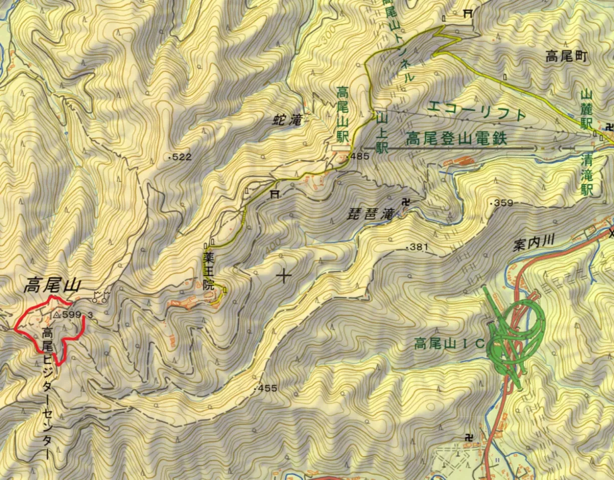 山頂ループコース