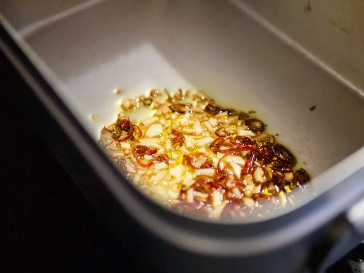 チキンのペペロンチーノの作り方