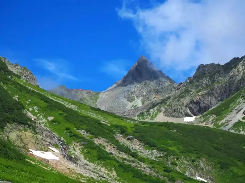 最後に見た槍ヶ岳