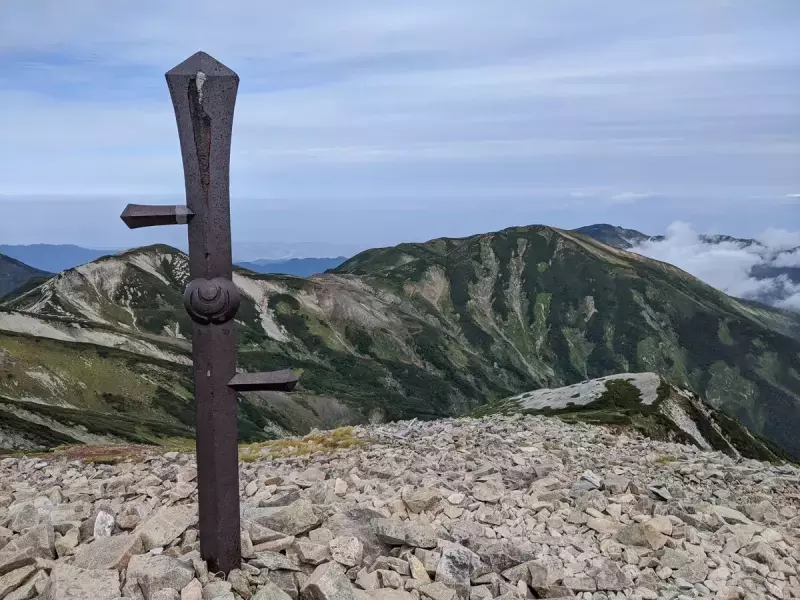三国境の標識