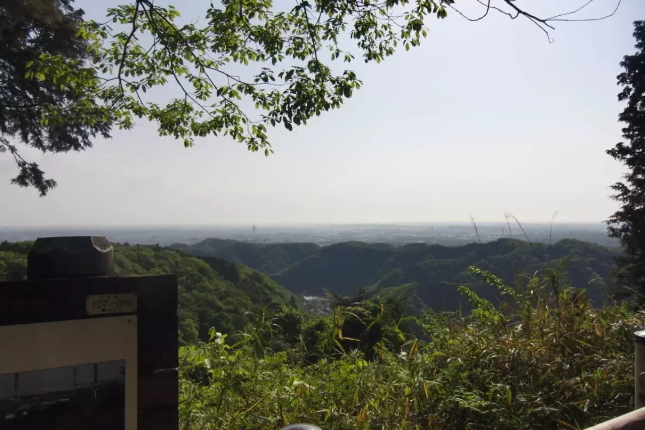 景信山 登山 眺望