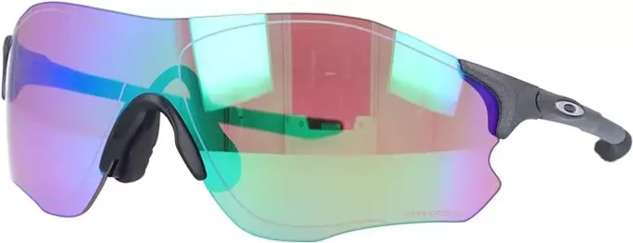 視界が広く紫外線を寄せ付けない登山で安心なサングラス-オークリーのEVゼロ パス アジアフィット
