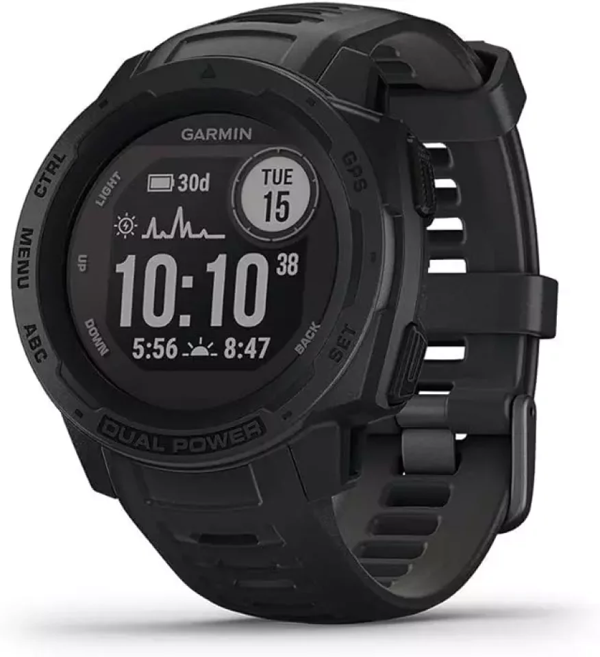 耐熱・衝撃・防水性に優れたGPSウォッチ『InstinctDualPower』