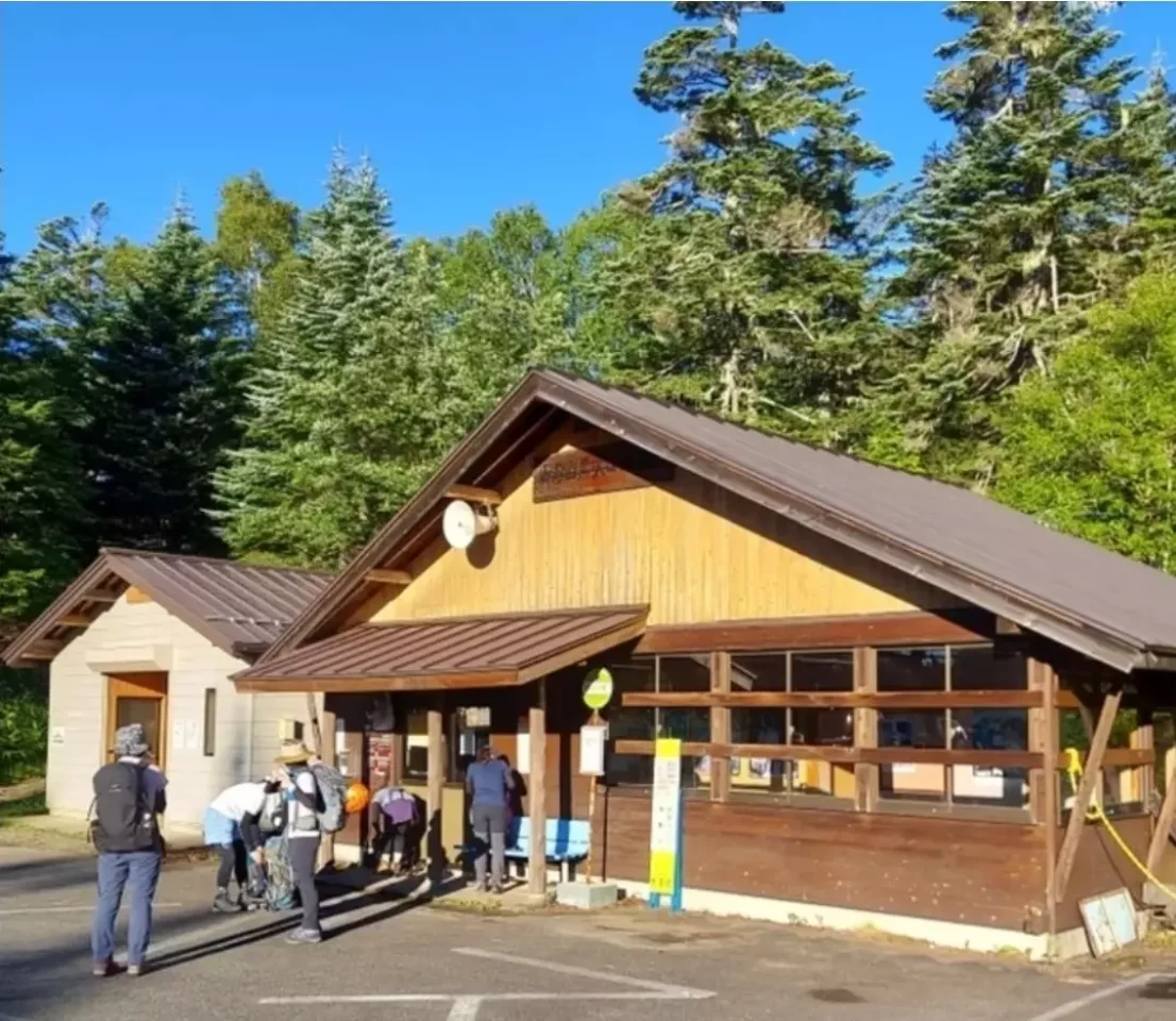 御嶽山の登山口、中の湯の駐車場情報