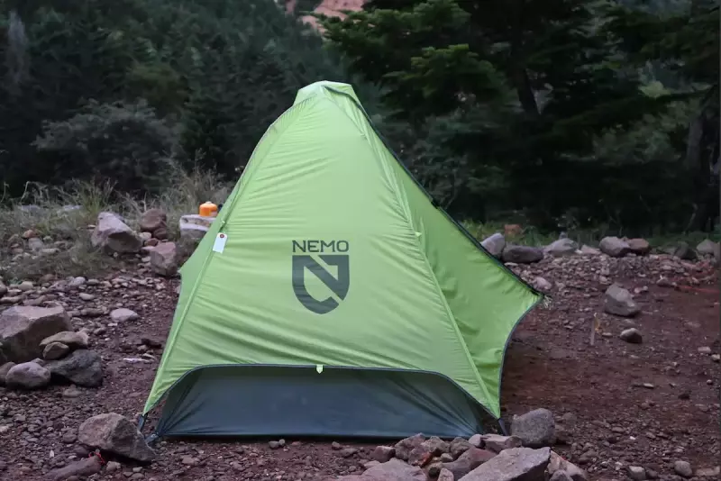 NEMO ホーネットストリーム1Pの設営