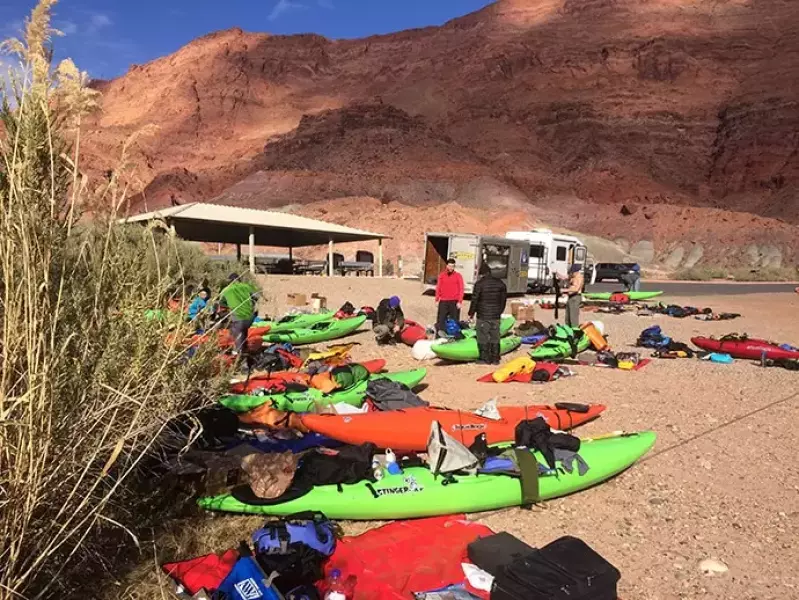 グランドキャニオン カヤック