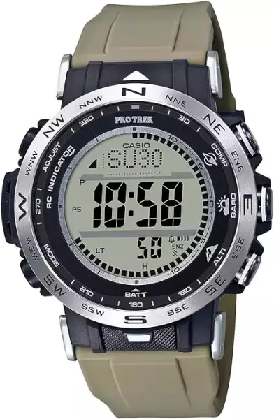 トリプルセンサーを搭載した登山用ウォッチのプロトレック・クライマーライン