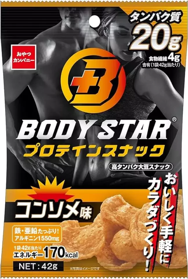 9位)1gあたりのタンパク質量2.1:おやつカンパニー BODYSTAR