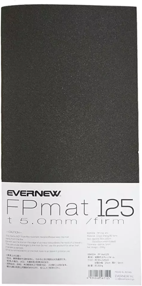 ミニマムで125㎝サイズで男性におすすめのテントマット『エバニュー FPmat125』