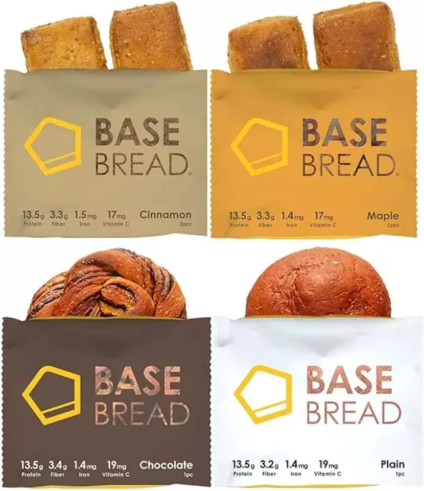 プロテインも豊富!様々な栄養補給が可能なベースブレッド4種