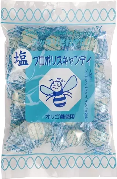 塩分と栄養を補給できる塩プロポリスキャンディー