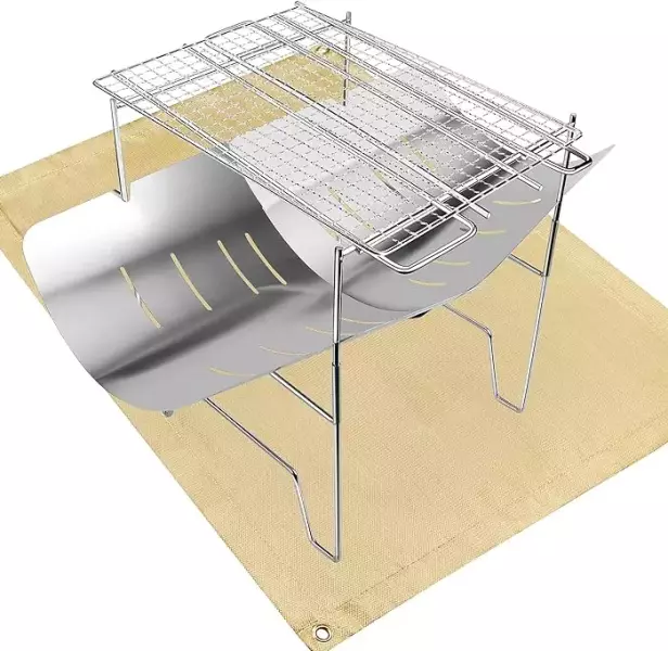 約1kgと軽量コンパクトに持ち運べる焚き火台−24%オフ