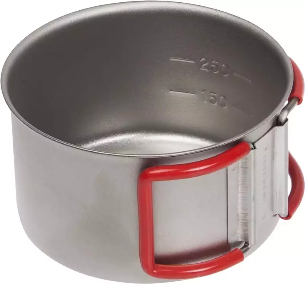 僅か50gの軽量なクッカー『チタンカップ400 FD』