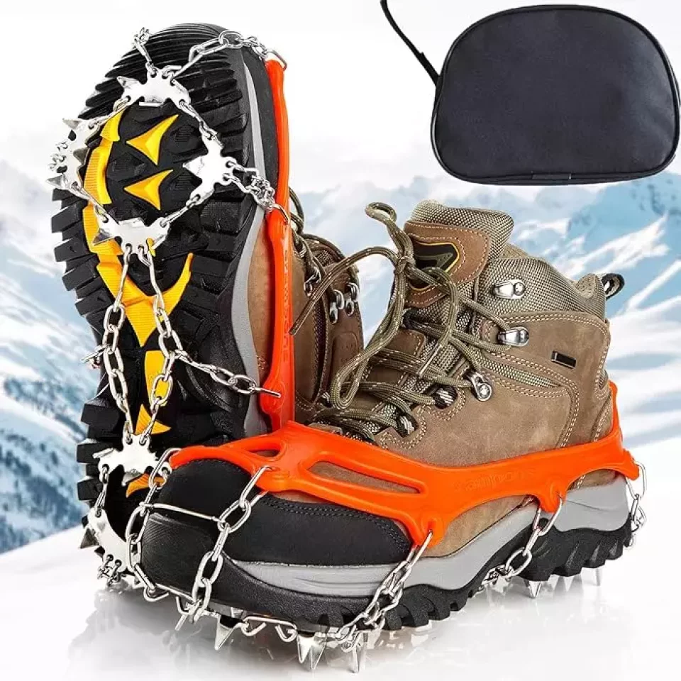 19本爪で約400gの軽量チェーンスパイク