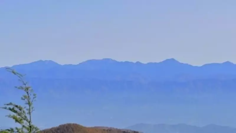 恵那山神坂峠ルートからの眺望