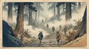 雨降る峰へと運ぶ祈り:大山詣りと粋を競う木太刀