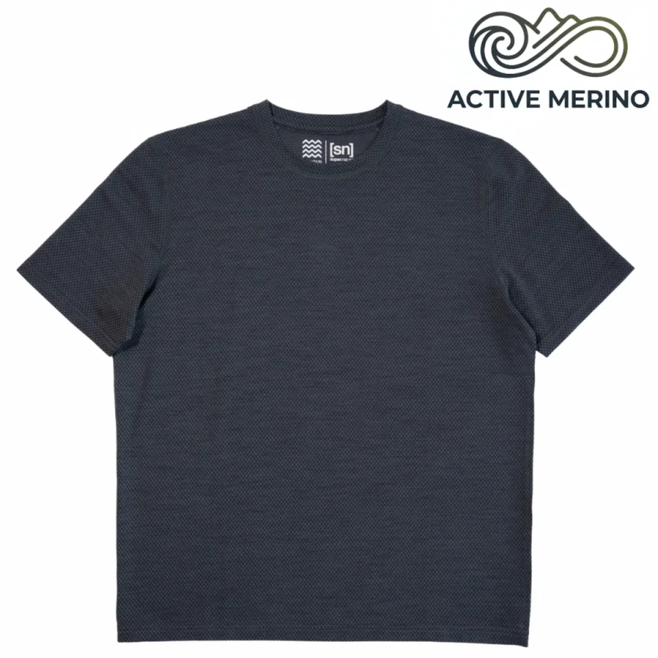 山旅旅 オールメッシュ・アクティブメリノ・Tシャツ