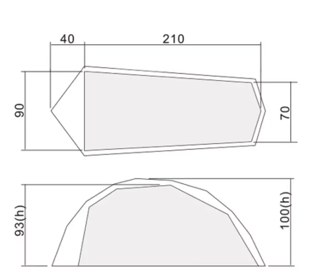 10位:ゼログラム Thru Hiker 1p