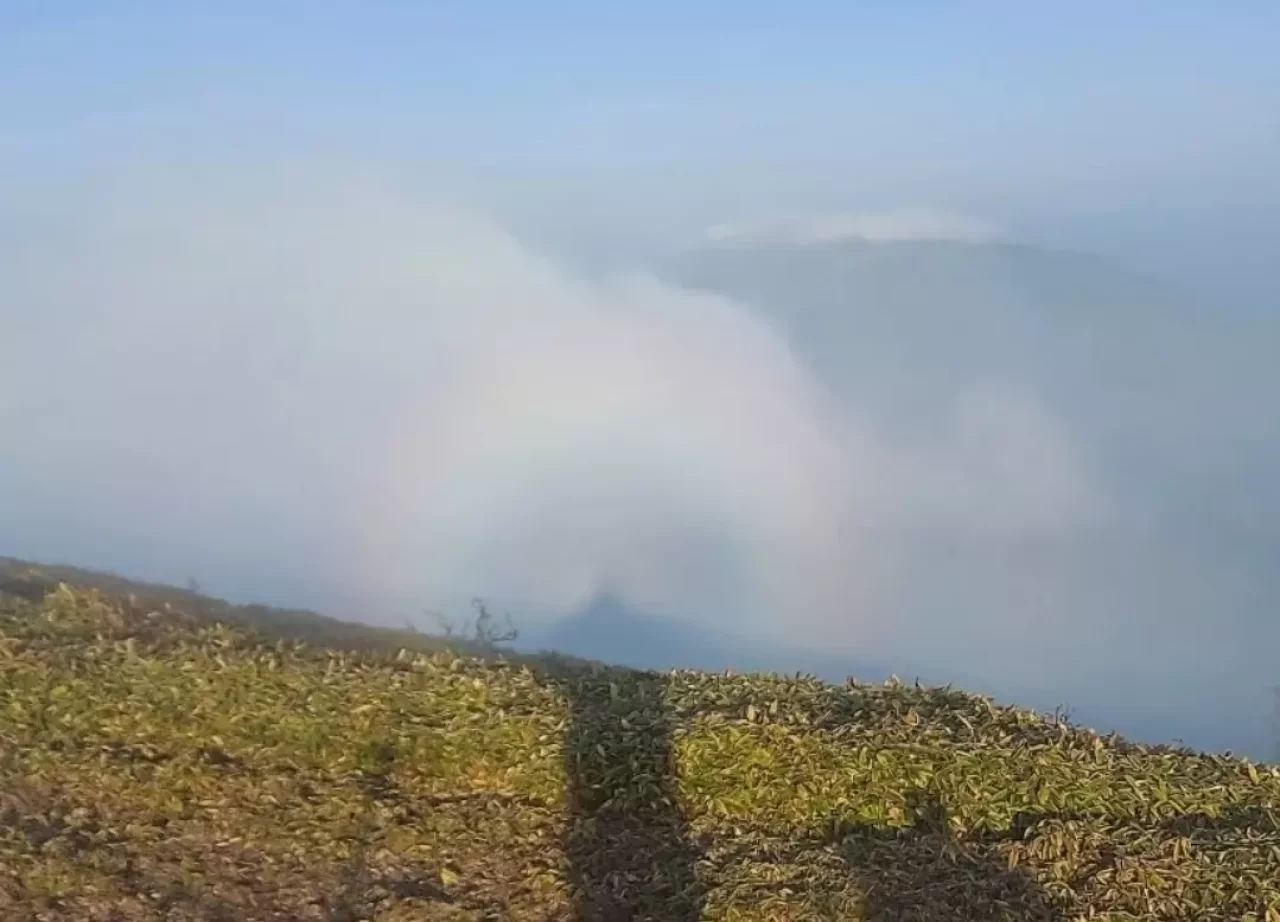 剣山登山 ブロッケン現象