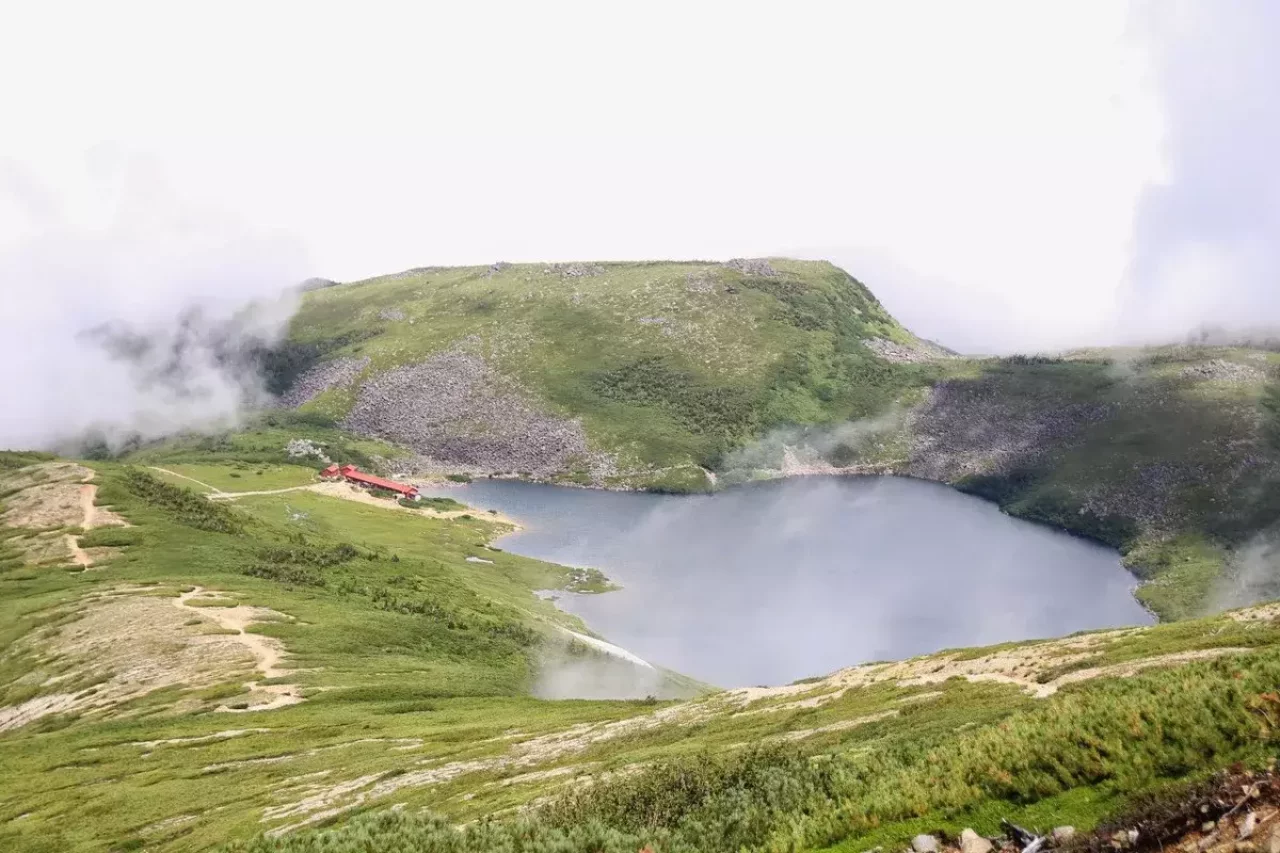 白馬大池の遠景