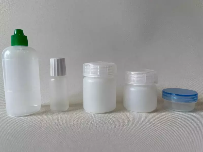 調味料は、PEボトルで持ち歩く