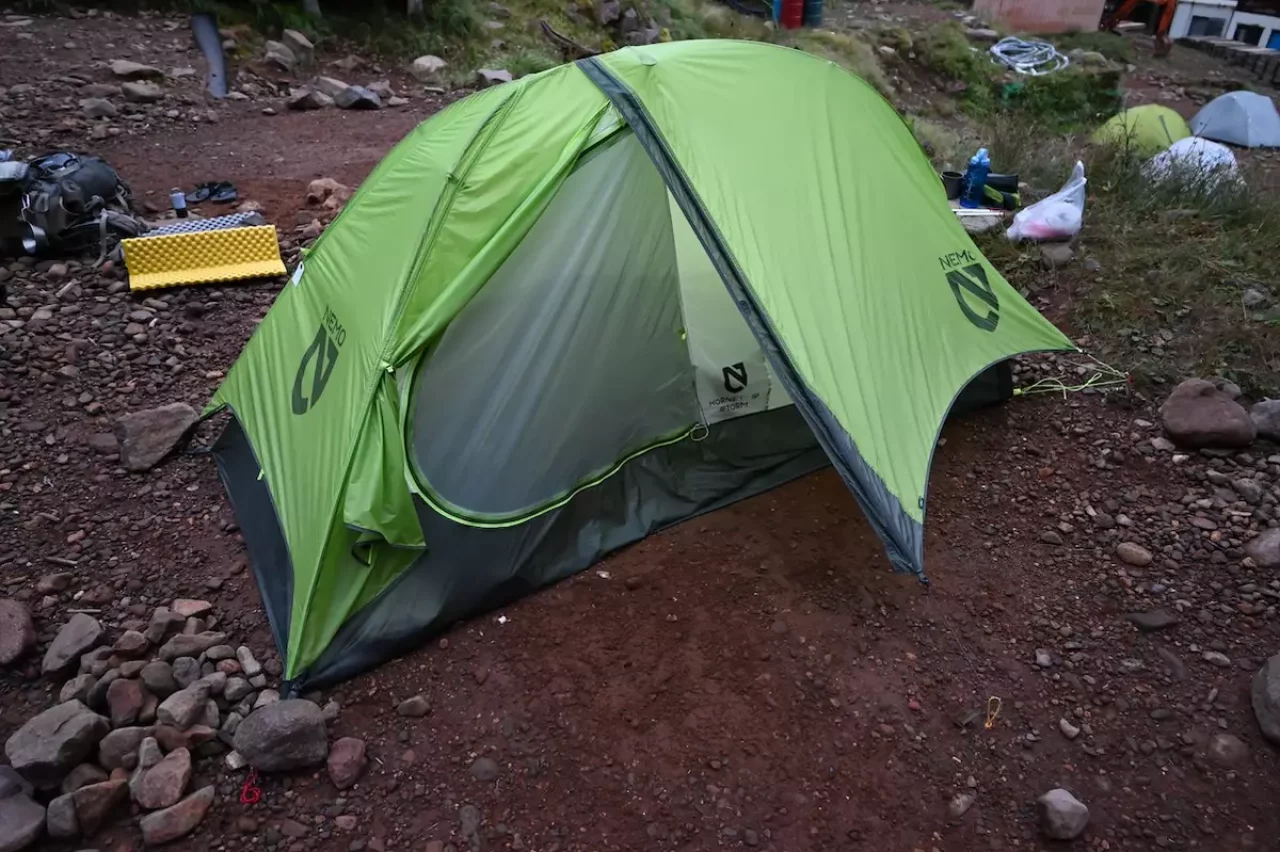 NEMO ホーネットストリーム1Pの設営