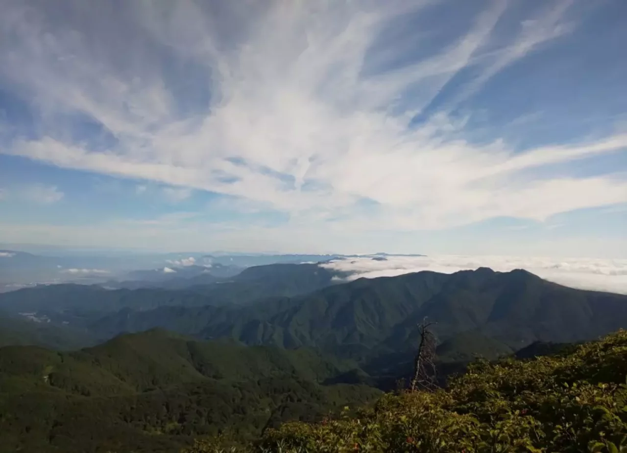 三宝荒神山の展望