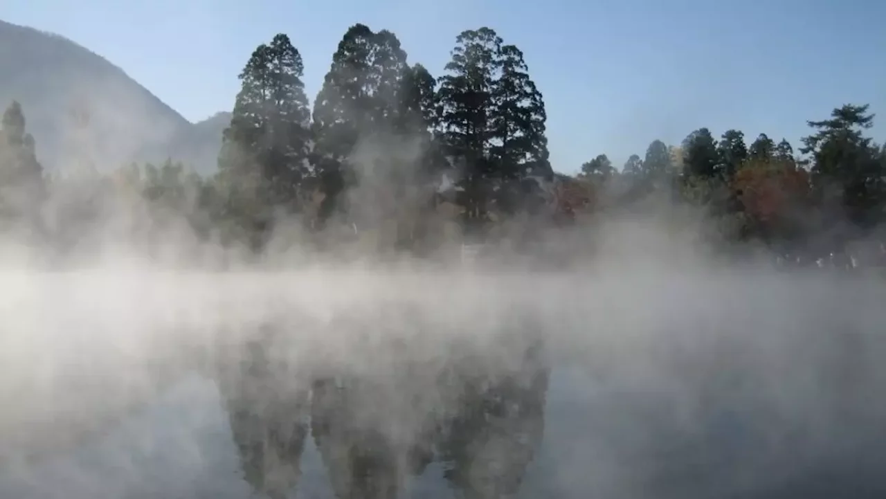 由布岳登山 金鱗湖