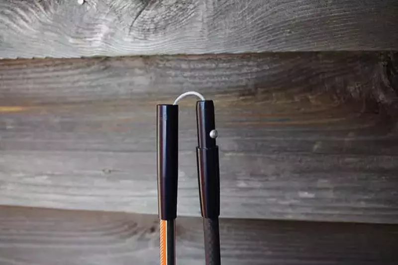 トレッキングポール『グイデッティ PLUME』のジョイント部分