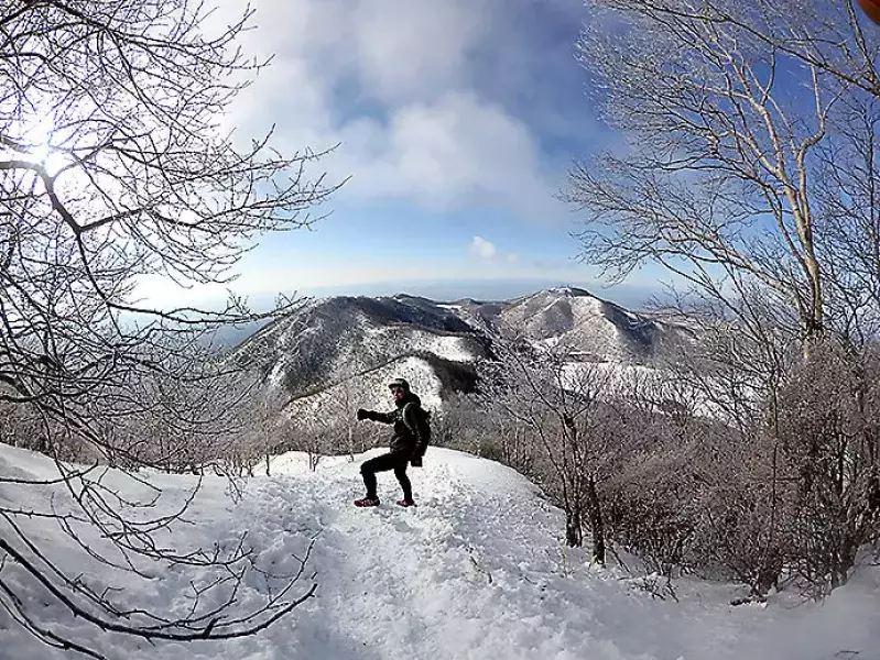 ザ・ノース・フェースのハイブリッドアルファフーディ―