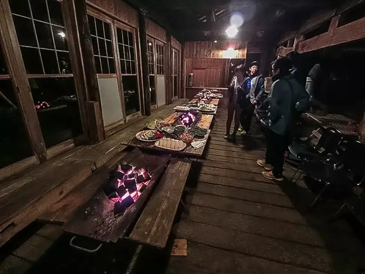 七時雨山でバーベキュー