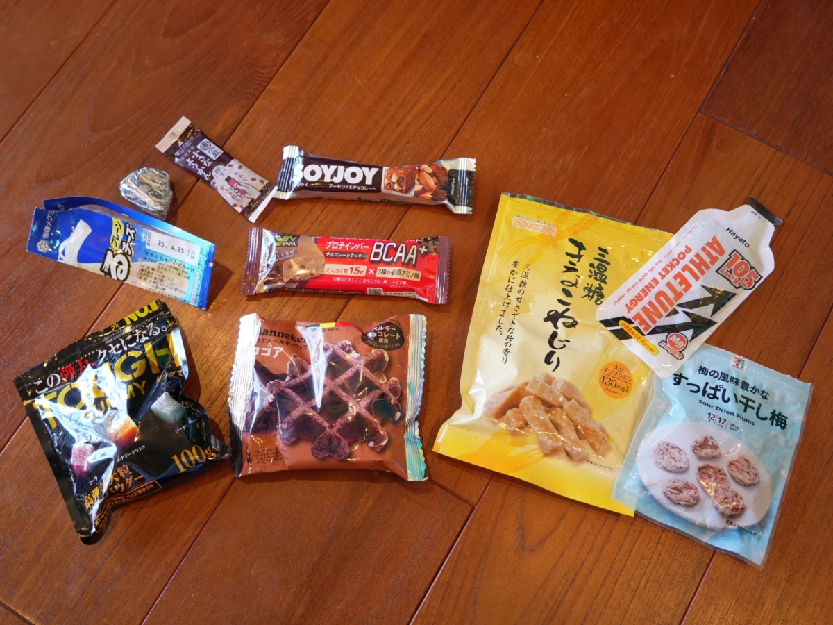 冬の行動食の選び方:実際に雪山で検証!凍らない美味しい行動食はどれ?