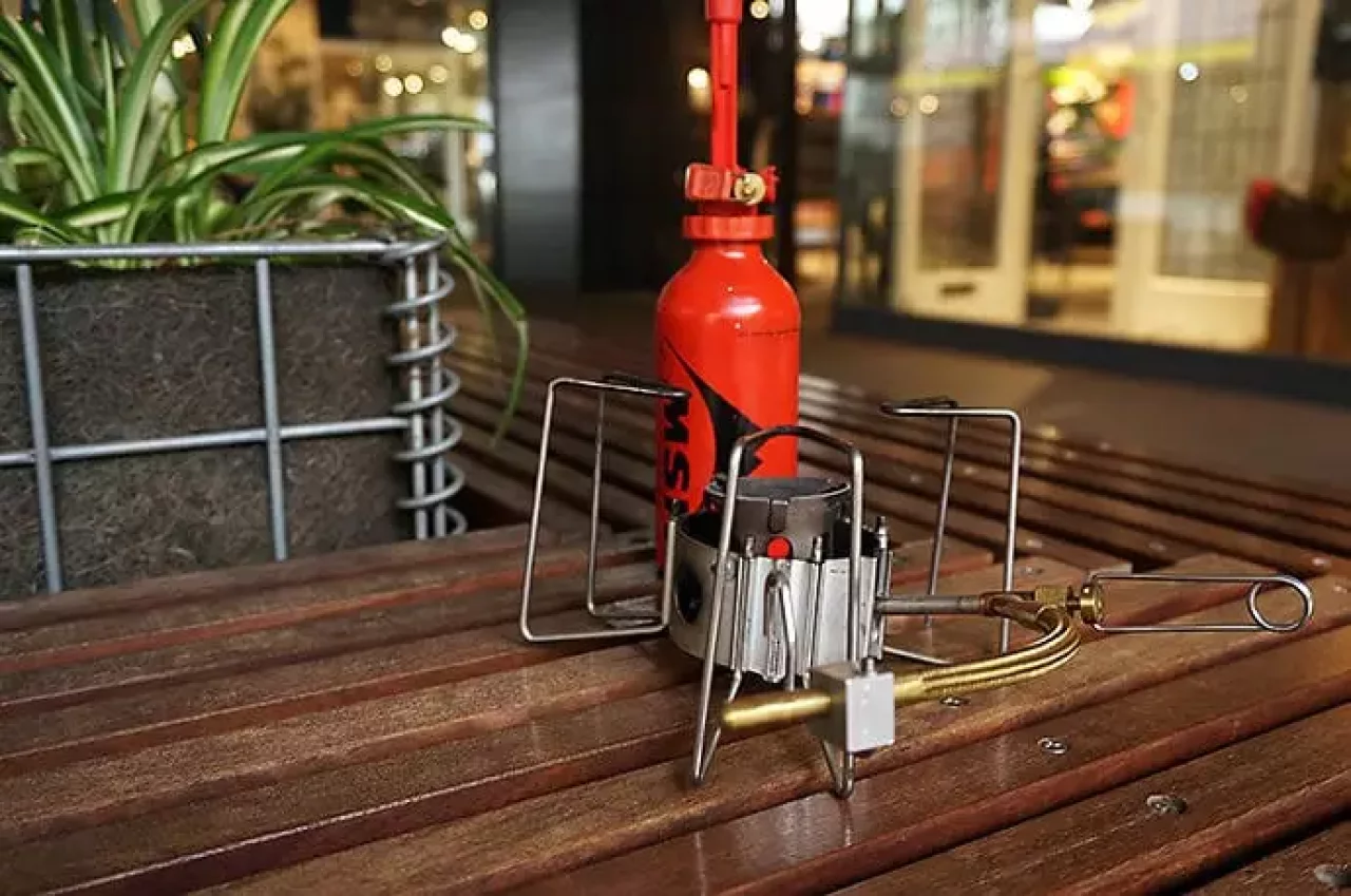 MSRドラゴンフライのストーブ