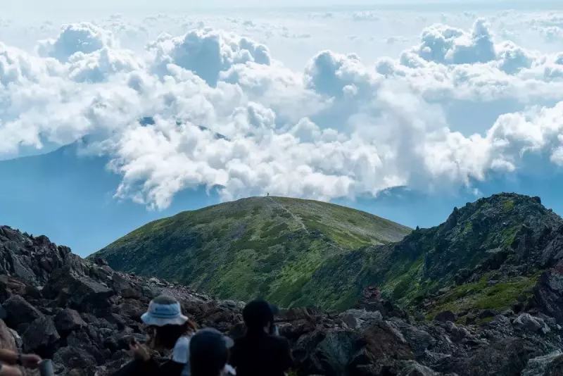 悪沢岳からの眺め