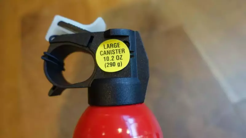 カウンターアソールトの熊よけスプレーの噴射口