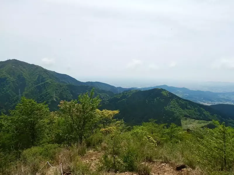 烏尾山 登山 登山道 眺望