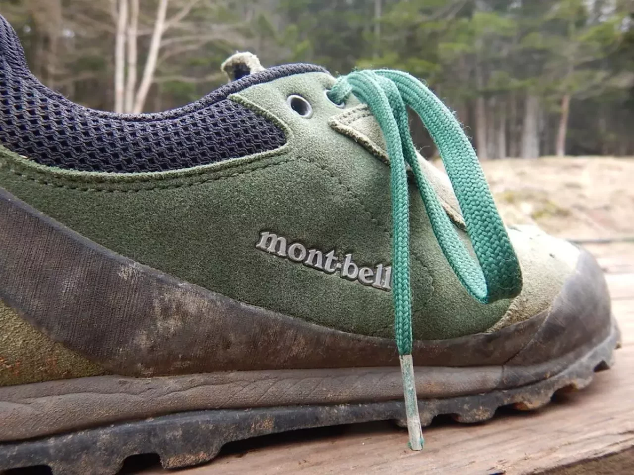 モンベル クラッグステッパー スエードレザーを採用した耐久性