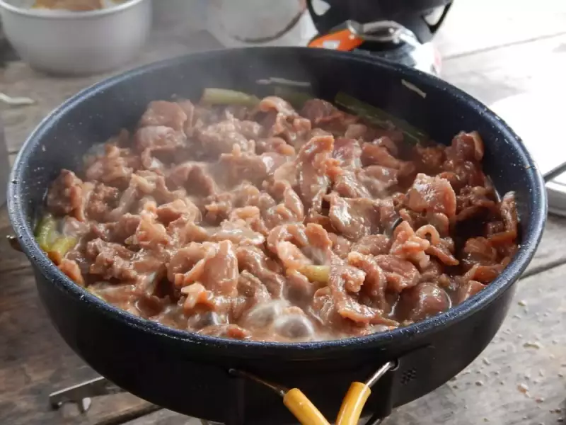 モンベル アルパインフライパン 焦げ付きにくいフッ素加工