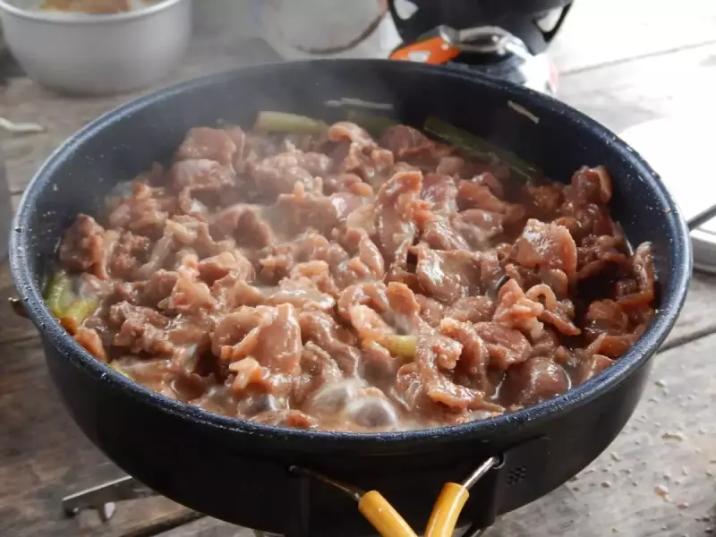 モンベル アルパインフライパン 焦げ付きにくいフッ素加工