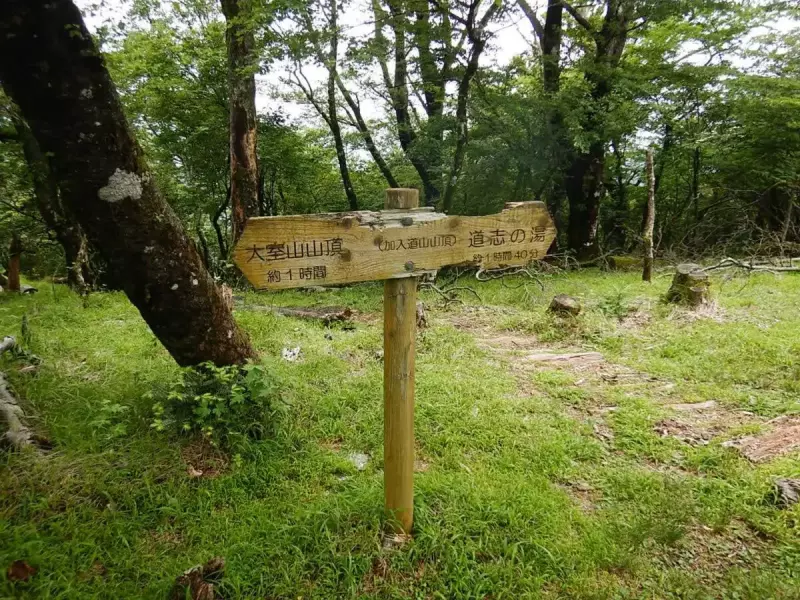 丹沢 大室山 加入道山 山頂