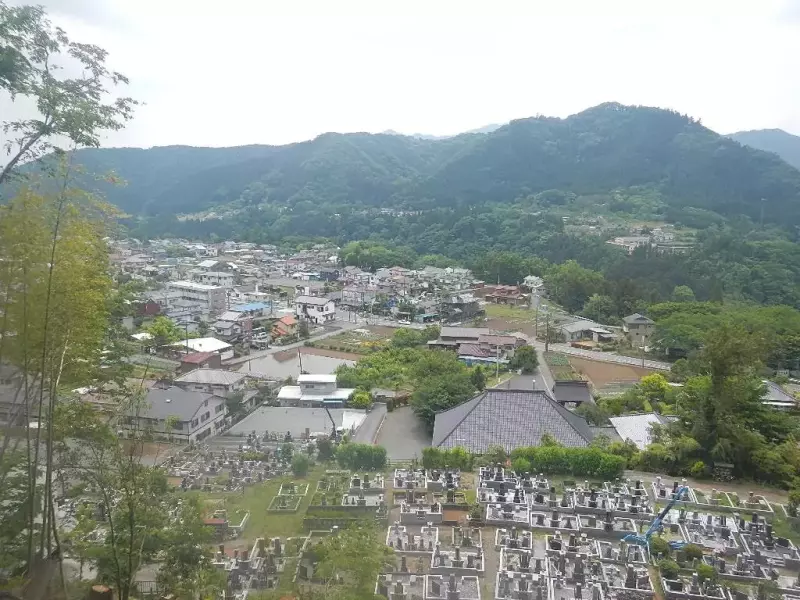景信山 登山 眺望