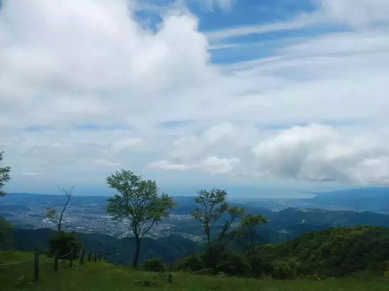 丹沢 鍋割山 山頂 南面