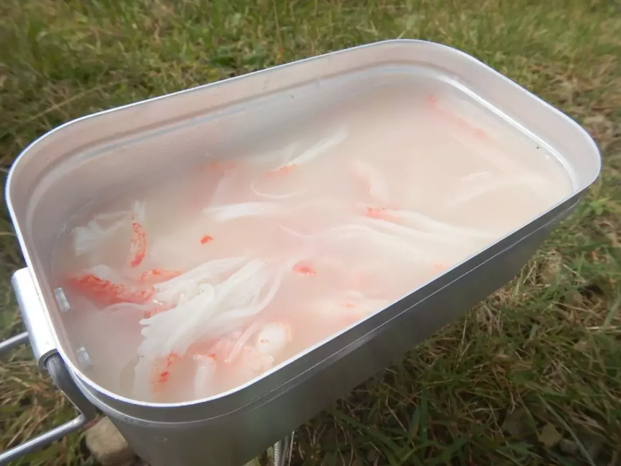 トランギア メスティン 炊き込みご飯 カニカマご飯 加熱