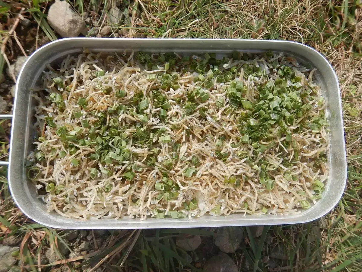 メスティン山ごはんレシピ-炊き込みじゃこご飯